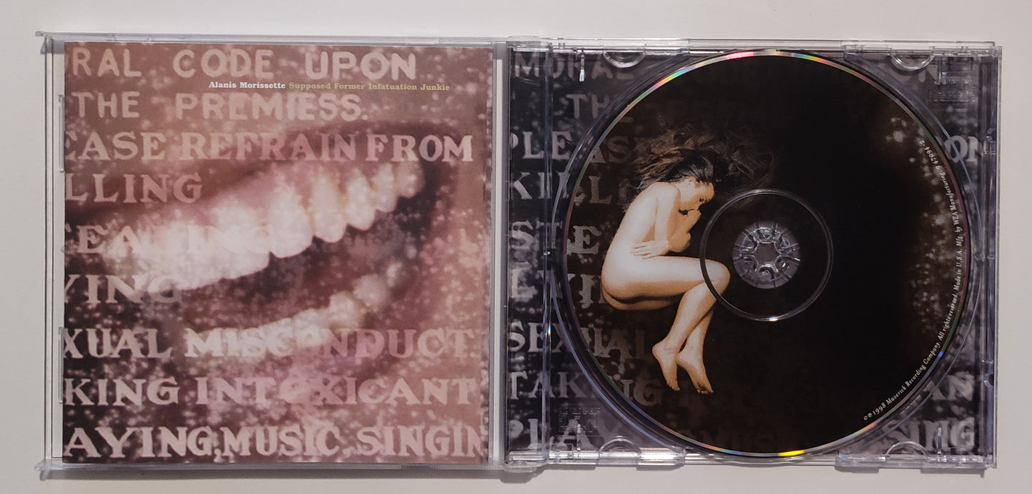 Alanis Morrisette - "Supposed Former Infatuation Junkie" - COMPACT DISC VG+/VG