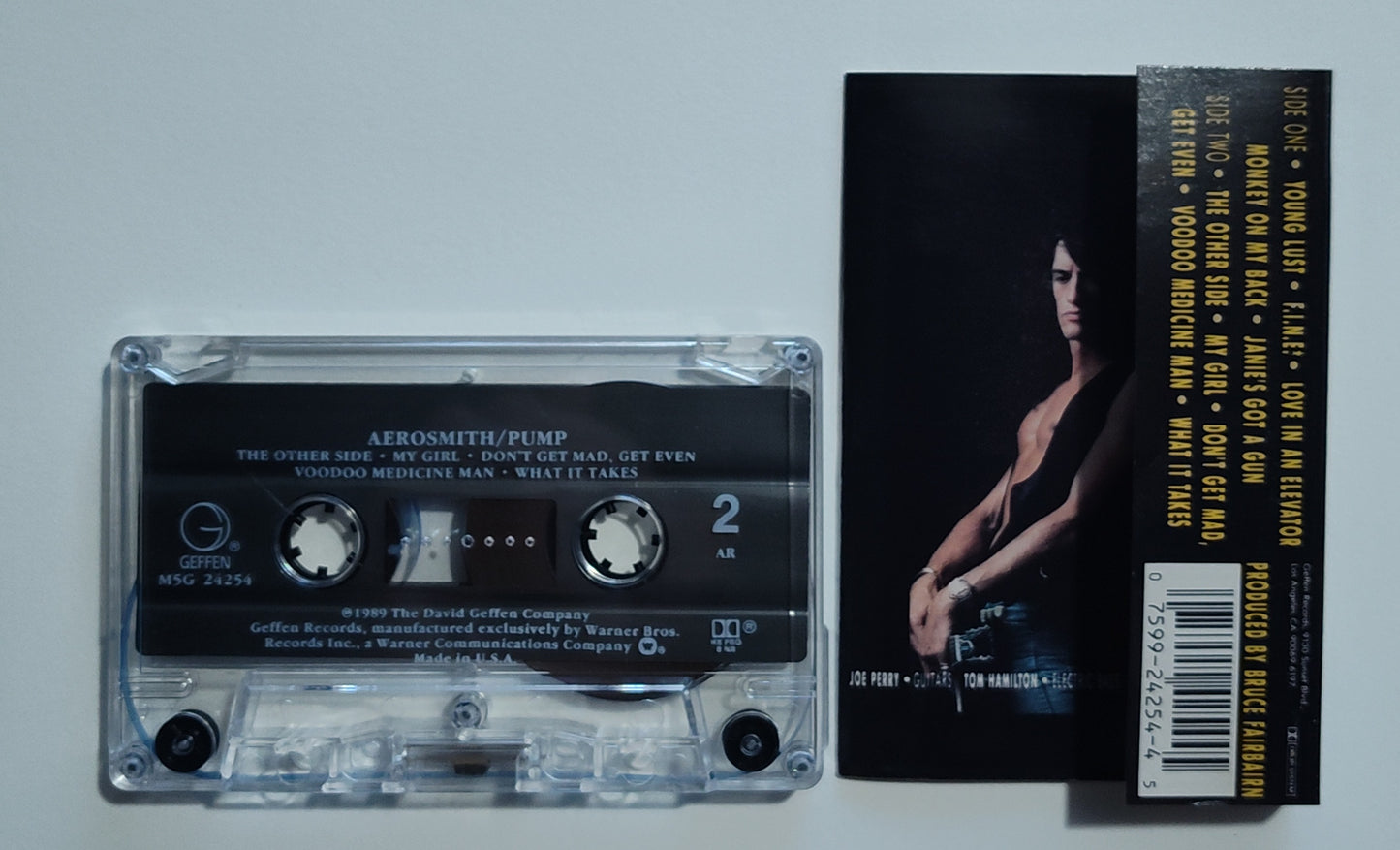 Aerosmith - "Pump" - CASSETTE TAPE (AR; DOLBY HX PRO B NR) VG+/VG+