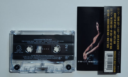 Aerosmith - "Pump" - CASSETTE TAPE (AR; DOLBY HX PRO B NR) VG+/VG+