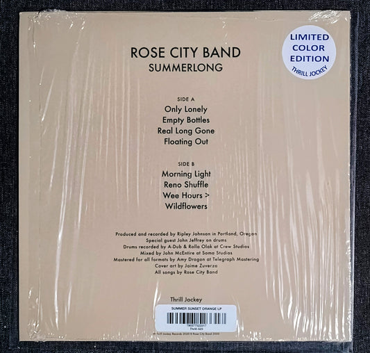 Rose City Band - "Summerlong" - VINYL RECORD (Ltd. Edition Summer Sunset Orange Color Vinyl) NM/NM (In shrink; played once)
