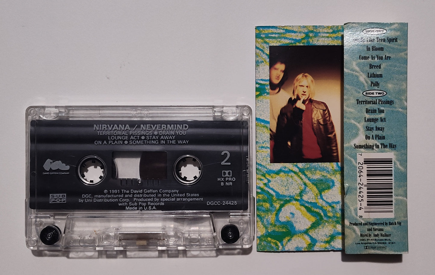 Nirvana - "Nevermind" - CASSETTE TAPE (DOLBY HX PRO B NR) VG/VG