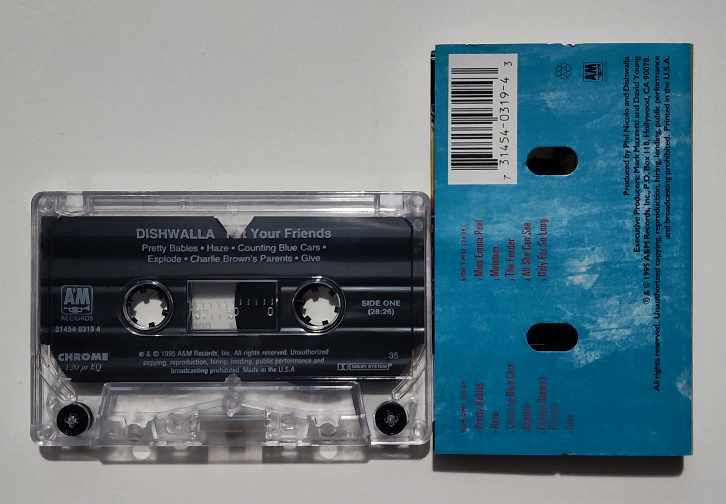 Dishwalla - "Pet Your Friends" - CASSETTE TAPE (Chrome; DOLBY Stereo) VG+/VG+