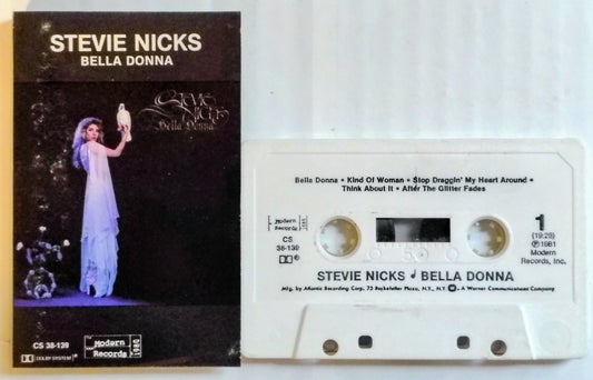 Stevie Nicks - "Bella Donna" - CASSETTE TAPE VG/G+