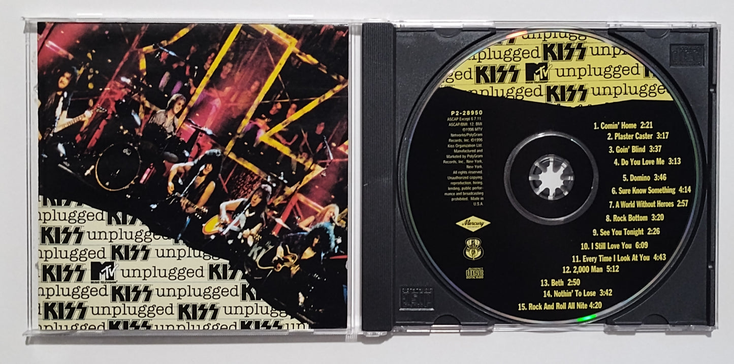KISS - "MTV Unplugged" - COMPACT DISC VG+/VG