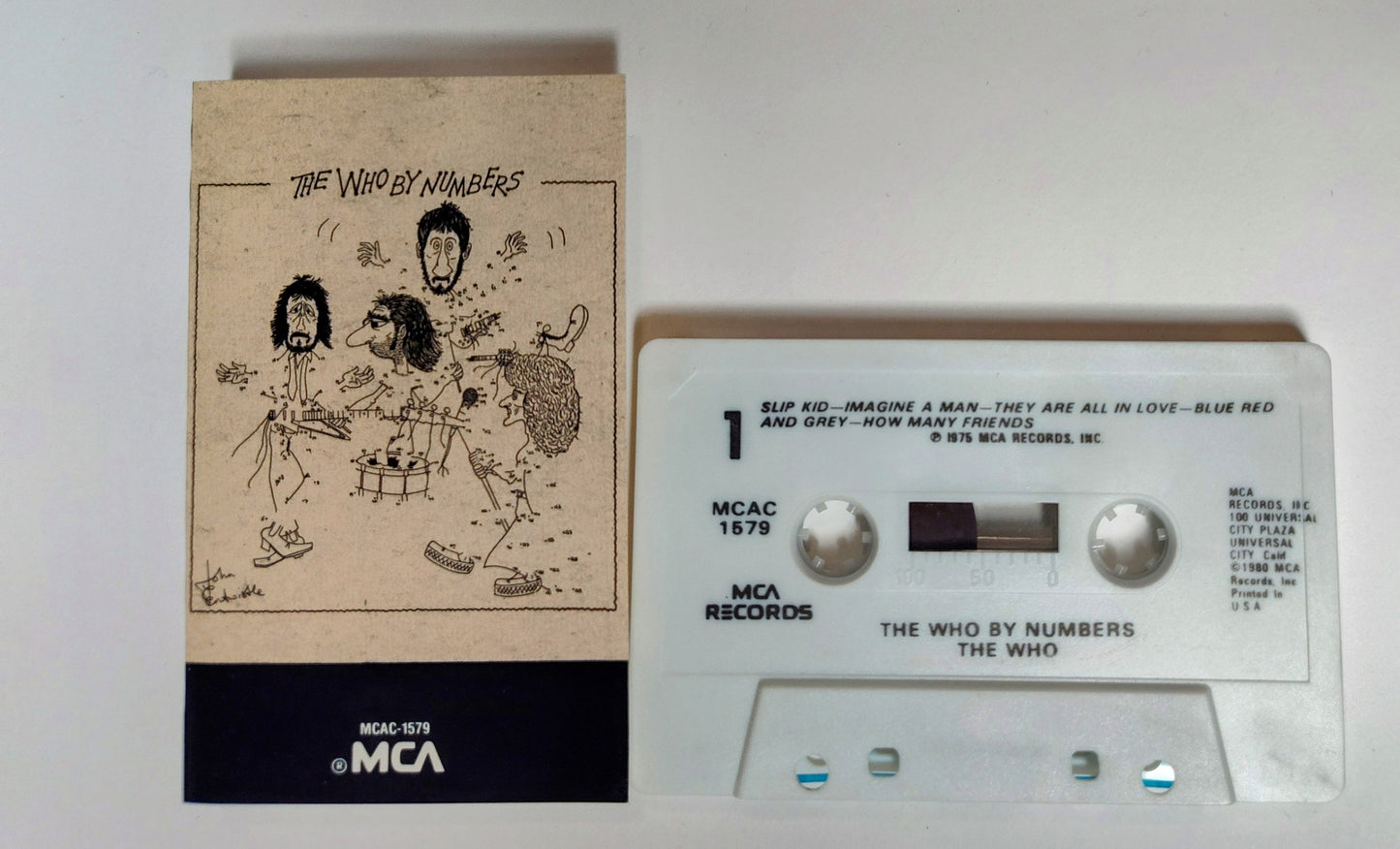 Who, The - "The Who By Numbers" - CASSETTE TAPE VG+/VG+