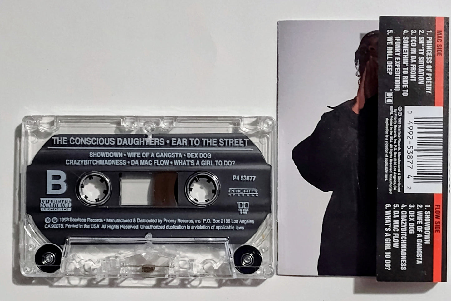 Conscious Daughters - "Ear To The Street" - CASSETTE TAPE (DOLBY HX PRO) NM/NM