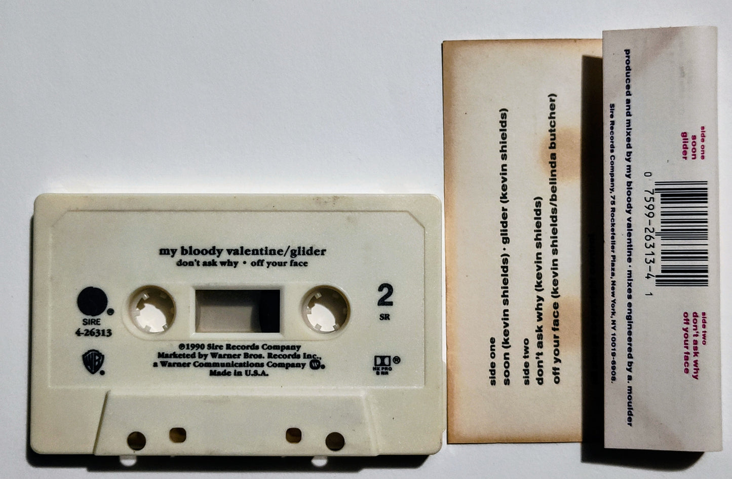 My Bloody Valentine - "Glider EP" - CASSETTE TAPE VG/VG
