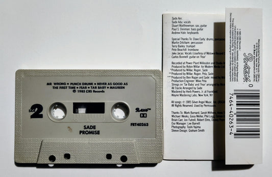 Sade - "Promise" - CASSETTE TAPE VG+/VG+