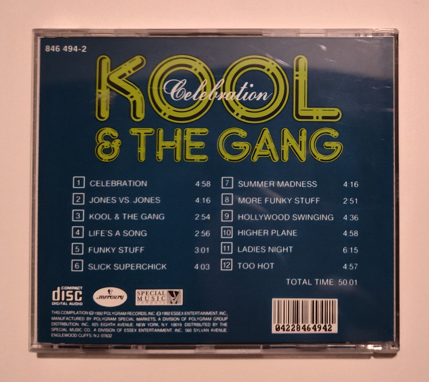 Kool & The Gang - "Celebration (Compilation)" - COMPACT DISC VG+/VG+