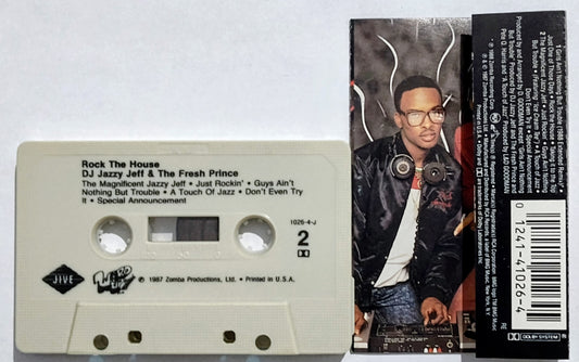 DJ Jazzy Jeff And The Fresh Prince - "Rock The House" - CASSETTE TAPE VG+/VG+