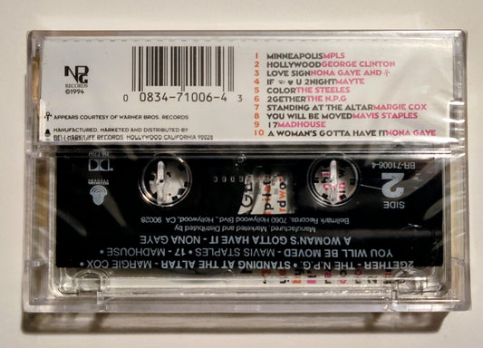 Prince - "1-800-NEW-FUNK" - CASSETTE TAPE (DOLBY HX PRO B NR) NM/M (Sealed w/ hype stickers; small crack in back of case)