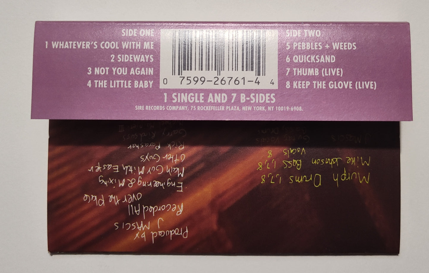Dinosaur Jr - "Whatever's Cool With Me" - CASSETTE TAPE (DOLBY HX PRO B NR) VG+/VG+