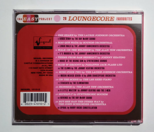 Various Artists - "The Easy Project: 20 Loungecore Favorites" - INDIE COMPACT DISC VG+/NM
