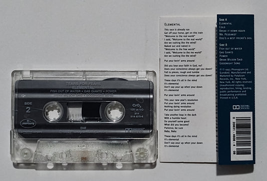Tears For Fears - "Elemental" - CASSETTE TAPE (Chrome; DOLBY) VG+/VG