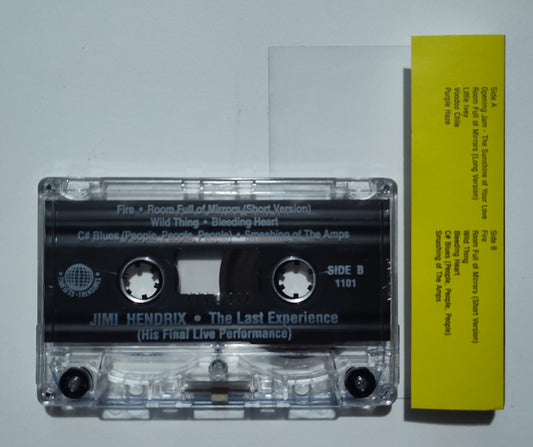 Jimi Hendrix - "The Last Experience" - CASSETTE TAPE (DOLBY) VG+/VG+