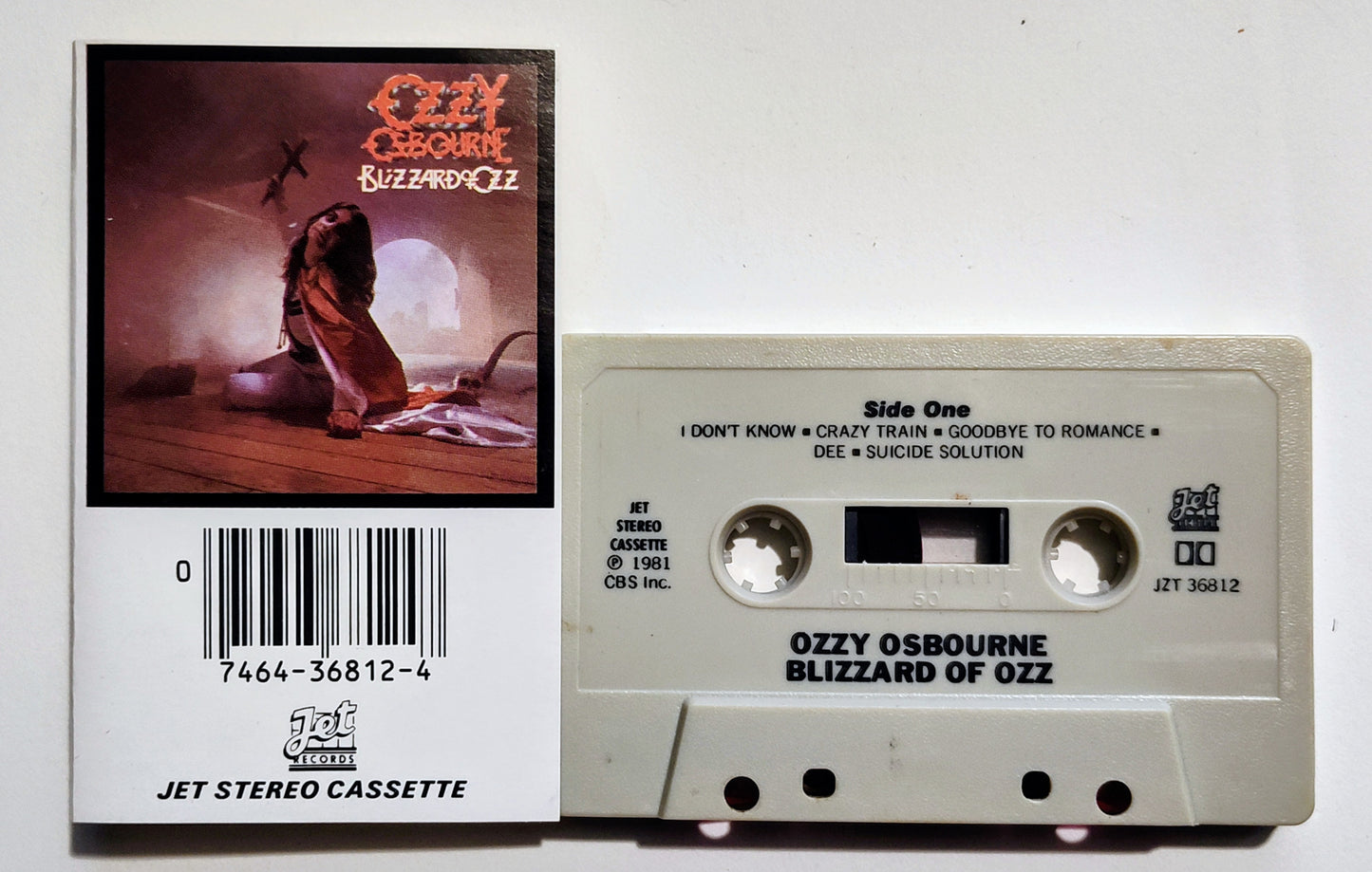 Ozzy Osbourne - "Blizzard Of Oz" - CASSETTE TAPE VG+/VG+