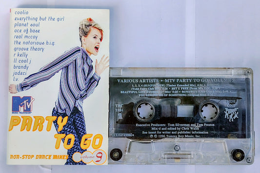 Various Artists - “MTV Party To Go Volume 9” - CASSETTE TAPE VG+/G