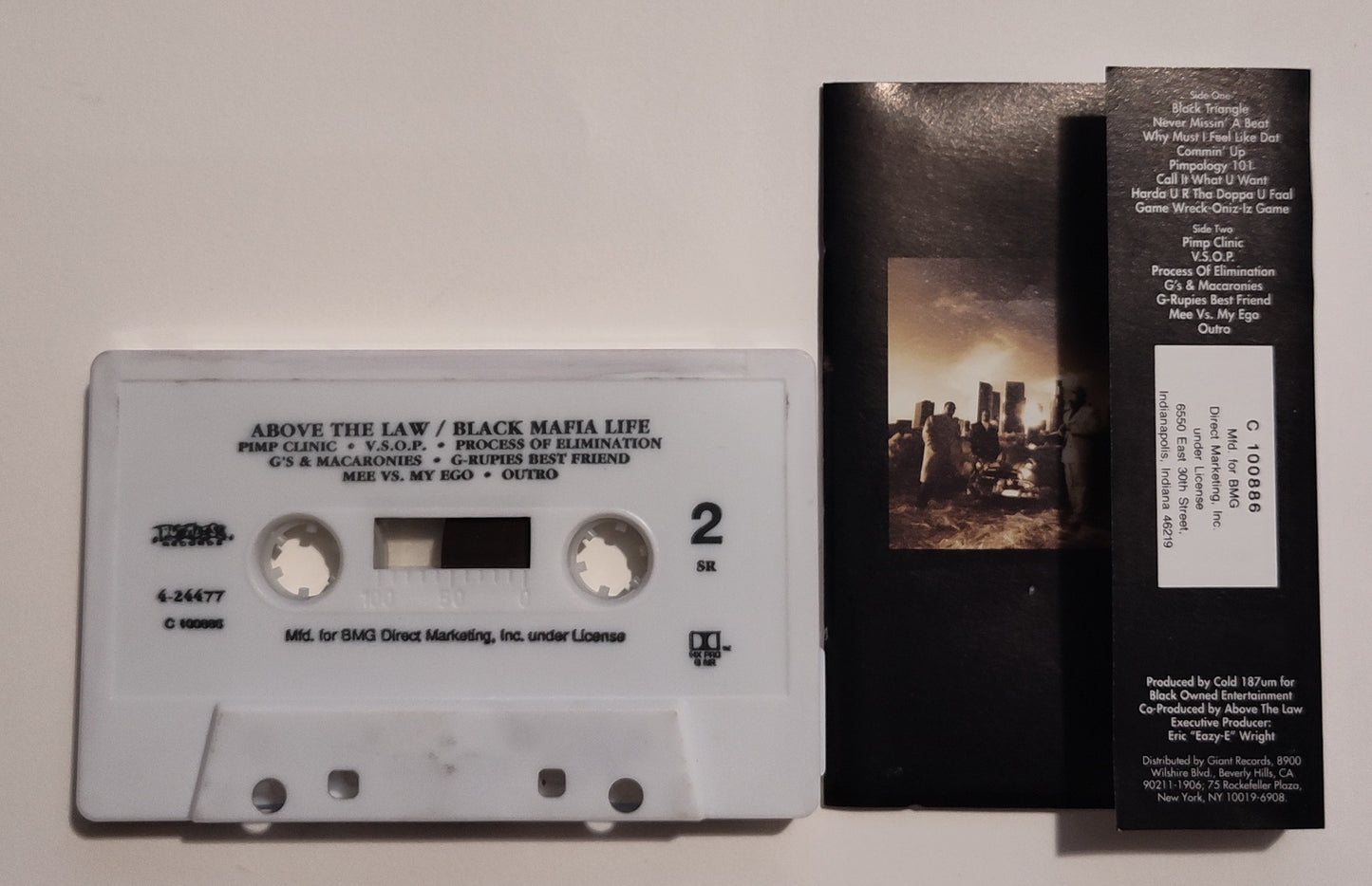 Black Mafia Life - CASSETTE TAPE (BMG Club; DOLBY XR B NR) NM/VG+