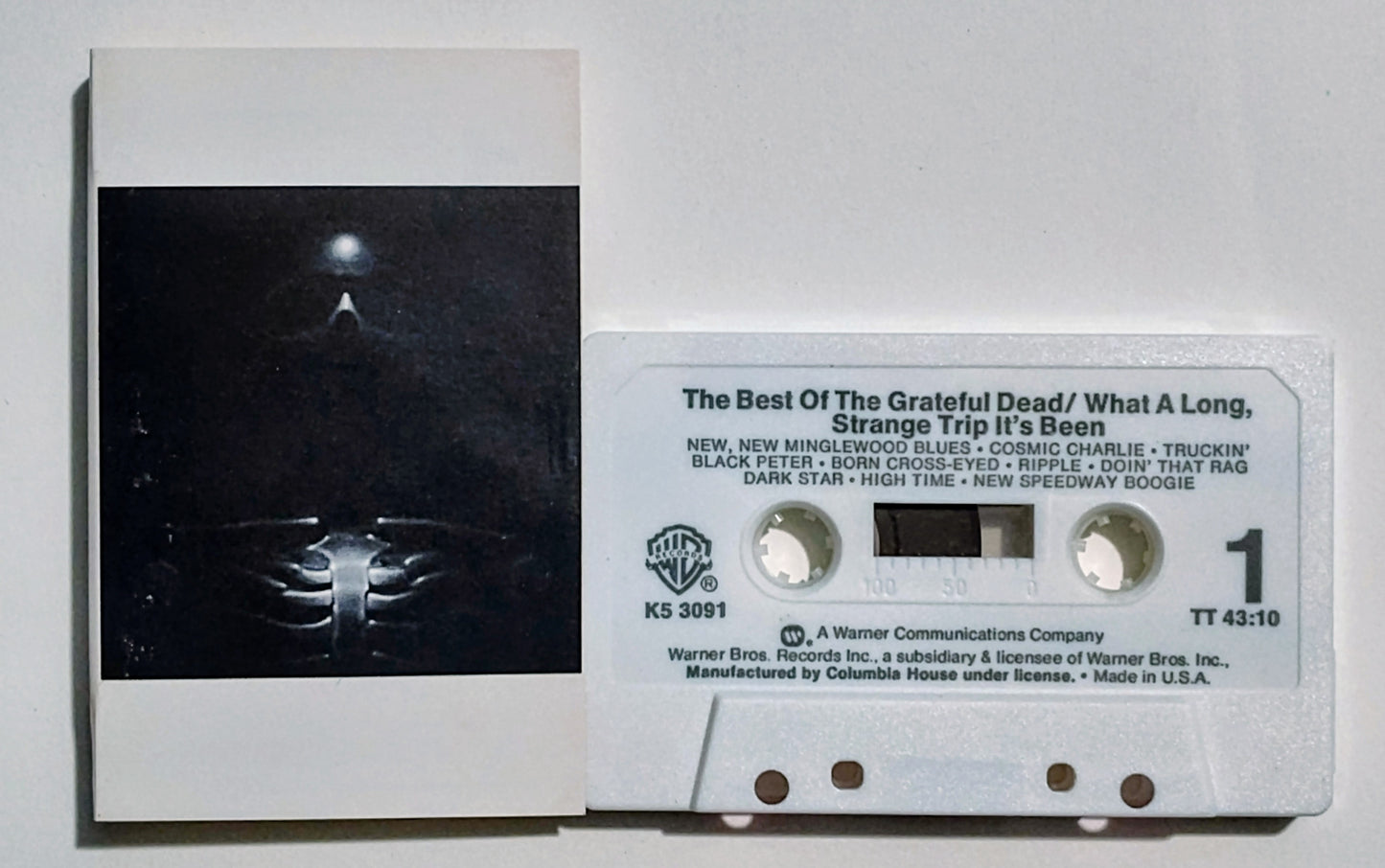 Grateful Dead, The - "The Best Of The Grateful Dead: What A Long Strange Trip It's Been" - CASSETTE TAPE (Columbia House) VG/VG+