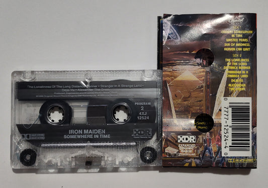 Iron Maiden - "Somewhere In Time" - CASSETTE TAPE (DOLBY HX PRO; HDR) VG/VG+