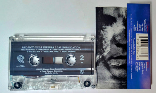 Red Hot Chili Peppers - "Californication" - CASSETTE TAPE (SR; DOLBY HX PRO B NR) VG+/VG+