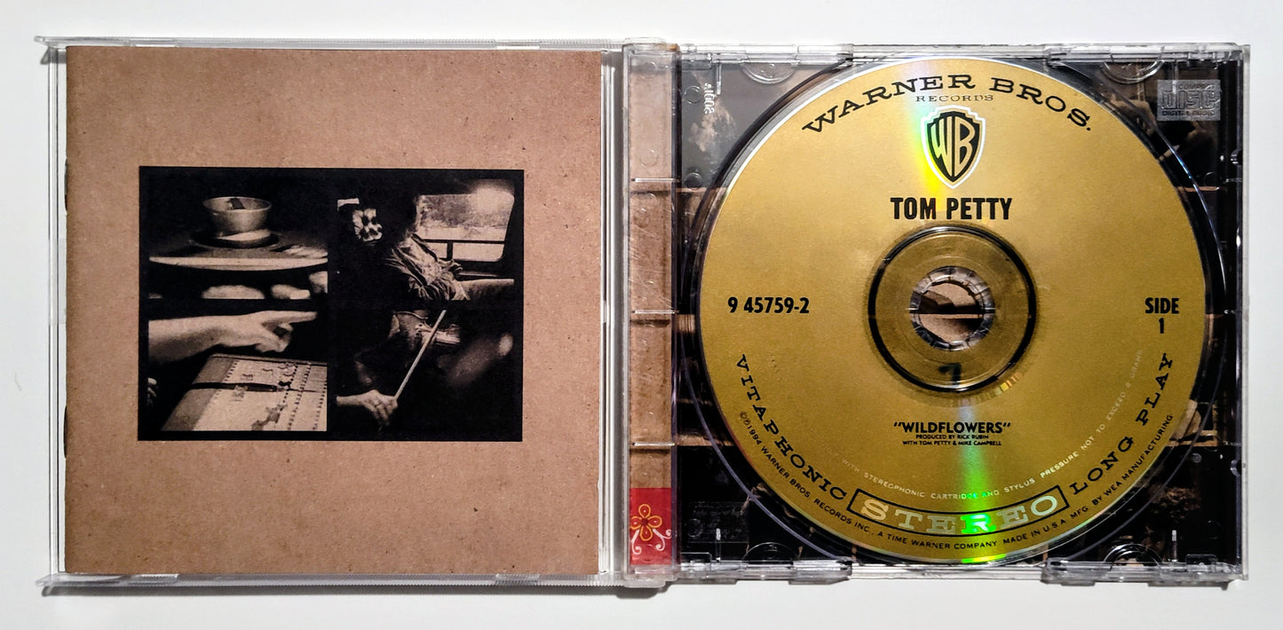 Tom Petty - "Wildflowers" - COMPACT DISC VG/G+