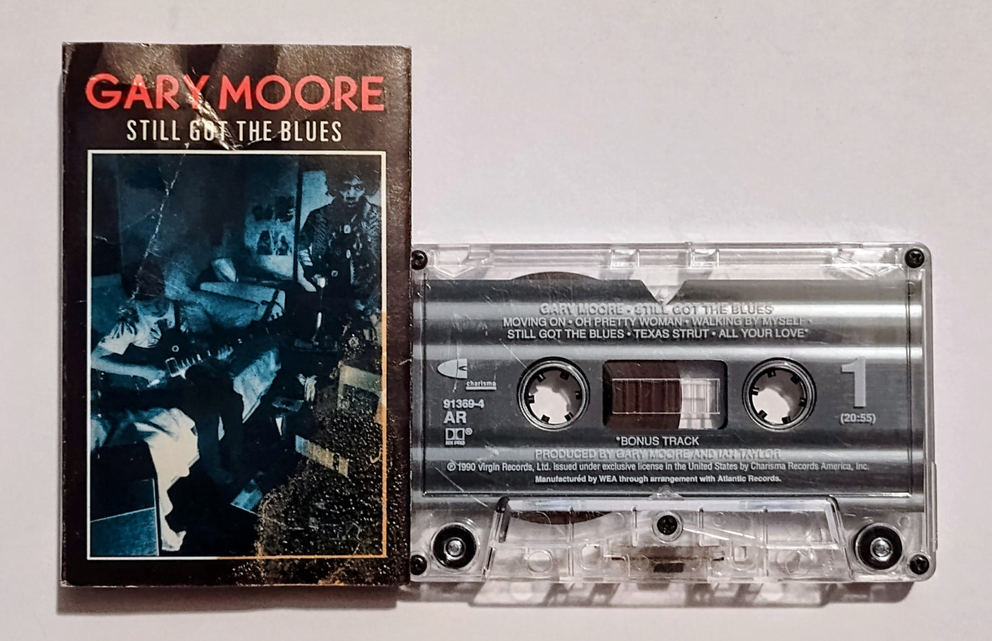 Gary Moore - "Still Got The Blues" - CASSETTE TAPE (AR; DOLBY HX PRO) G/VG