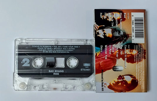 Bad Brains - "Rise" - CASSETTE TAPE NM/VG+