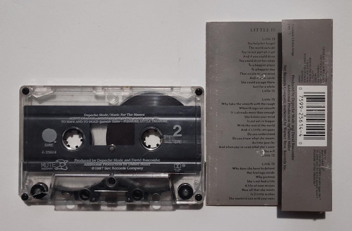 Depeche Mode - "Music For The Masses" - CASSETTE TAPE (SR; DOLBY HX PRO B NR) VG/VG