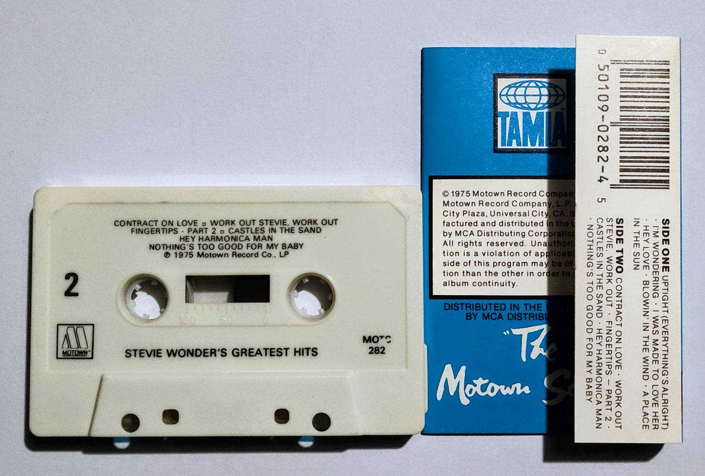 Stevie Wonder - "Greatest Hits" - CASSETTE TAPE VG+/VG+