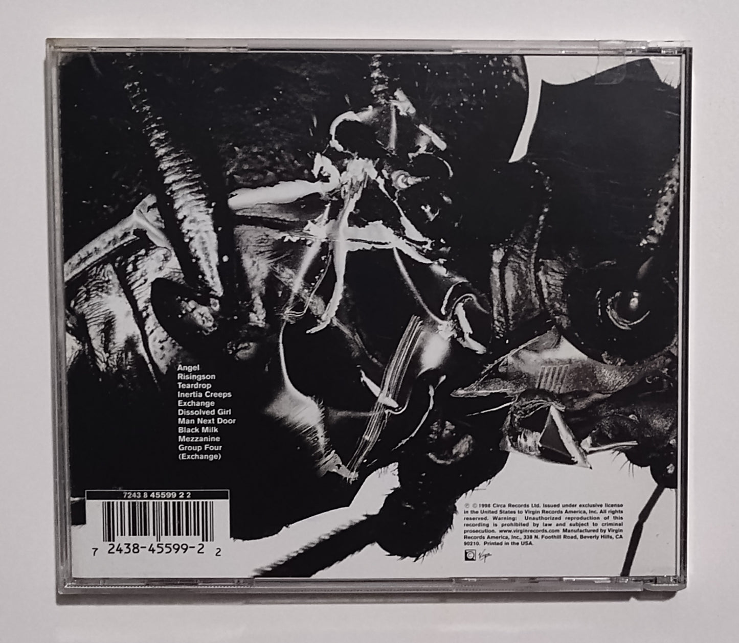 Massive Attack - "Mezzanine" - COMPACT DISC VG+/VG+