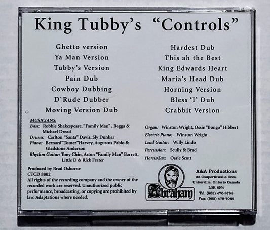 King Tubby - "King Tubby's Controls" - INDIE COMPACT DISC NM/NM