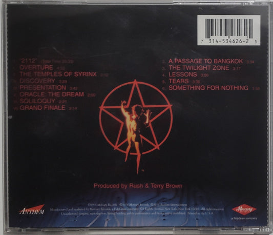 Rush - "2112 (Remastered)" - COMPACT DISC NM/NM