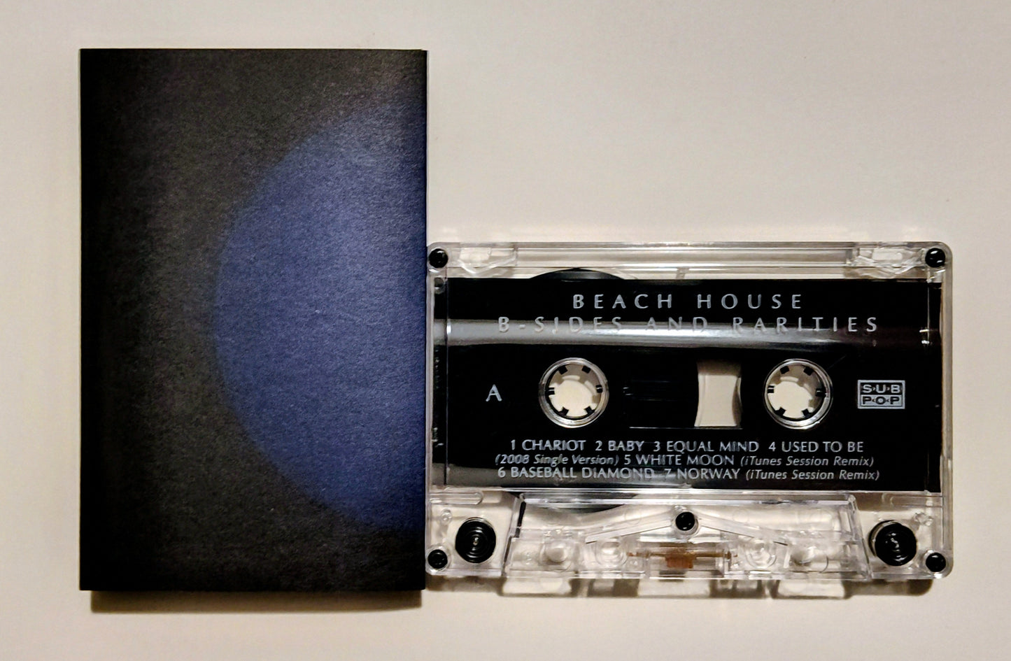 Beach House - "B-Sides And Rarities" - INDIE CASSETTE TAPE (Clear Shell) VG+/VG+