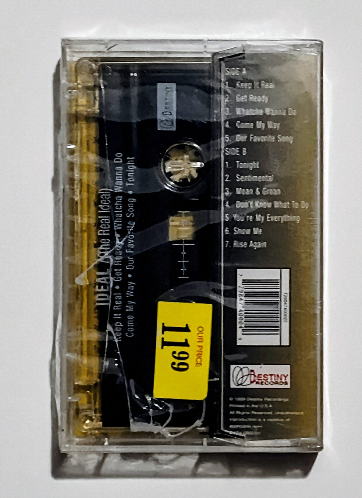 Ideal - "The Real Ideal" - CASSETTE TAPE VG+/M (Sealed; cracked case)