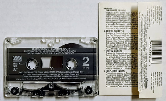 Debbie Gibson - “Electric Youth” - CASSETTE TAPE VG/VG+