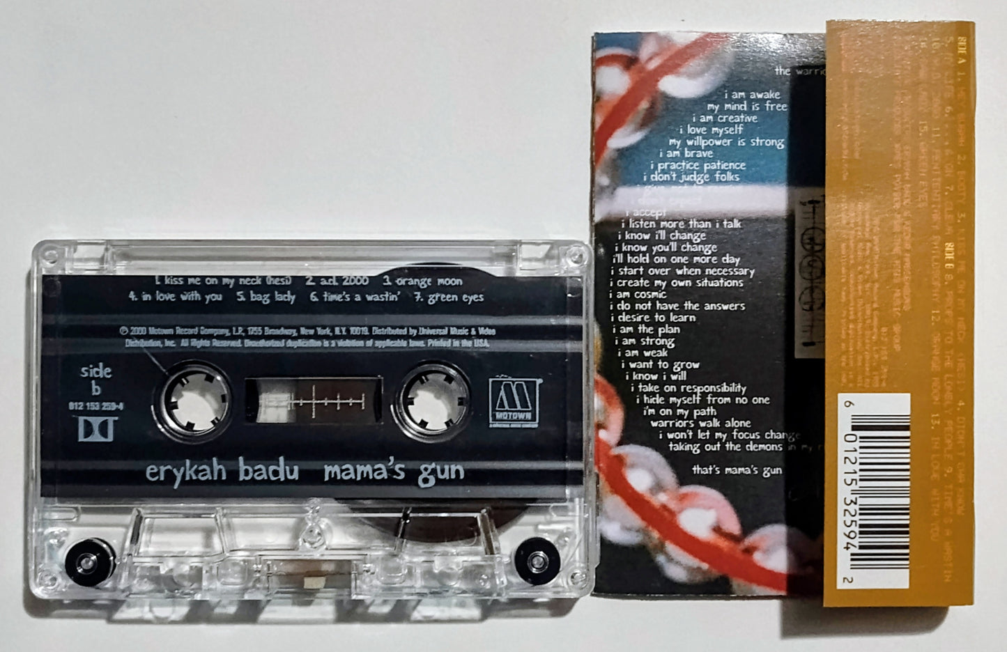 Erykah Badu - "Mama's Gun" - CASSETTE TAPE VG+/VG+