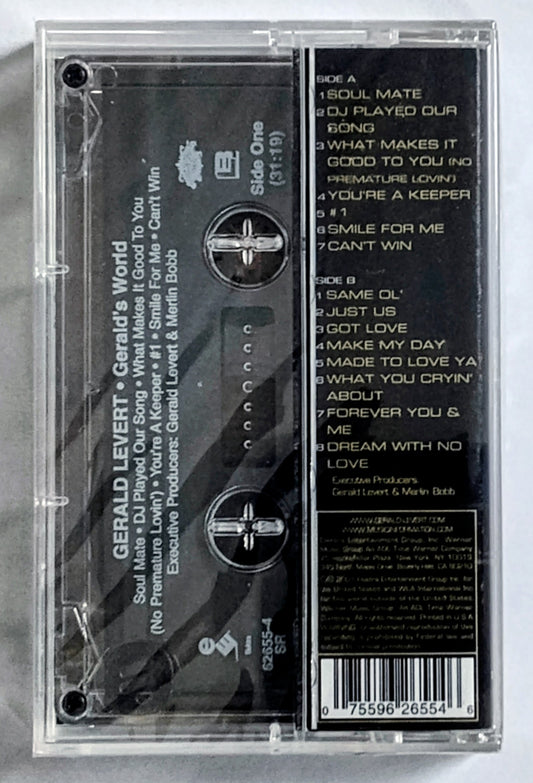 Gerald Levert - “Gerald’s World” - CASSETTE TAPE M/M (Sealed with hype sticker)