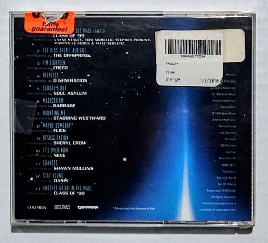 Various Artists - “The Faculty Soundtrack” (Killer Layne Stayley + Tom Morello Pink Floyd Covers) - COMPACT DISC G+/G+ (Plays Perfect)