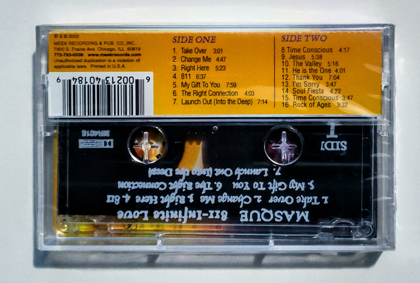 Masque - "811- Infinite Love" - CASSETTE TAPE (DOLBY) M/M (Sealed; slightly loose seal)