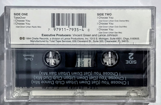 Vincent Green & Seventh Avenue - “Takeover” - CASSETTE TAPE M/M (Sealed)
