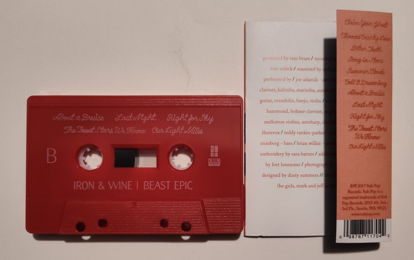 Iron & Wine - "Beast Epic" - INDIE CASSETTE TAPE NM/NM
