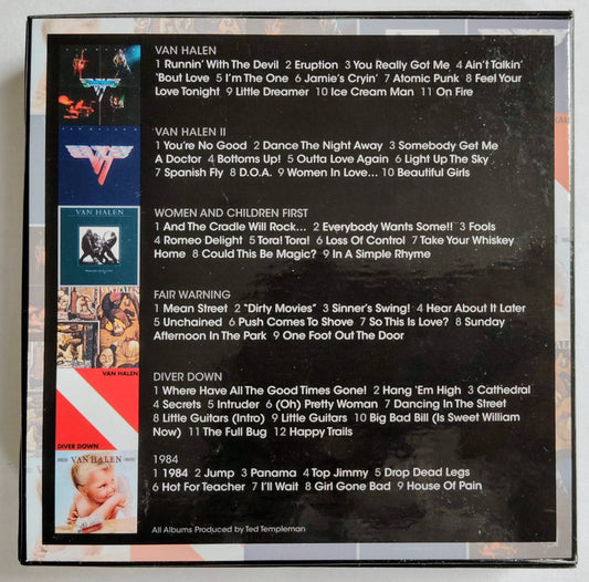 Van Halen - "The Collection (Roth-era Studio Album Remasters)" - COMPACT DISC (6x) NM/NM