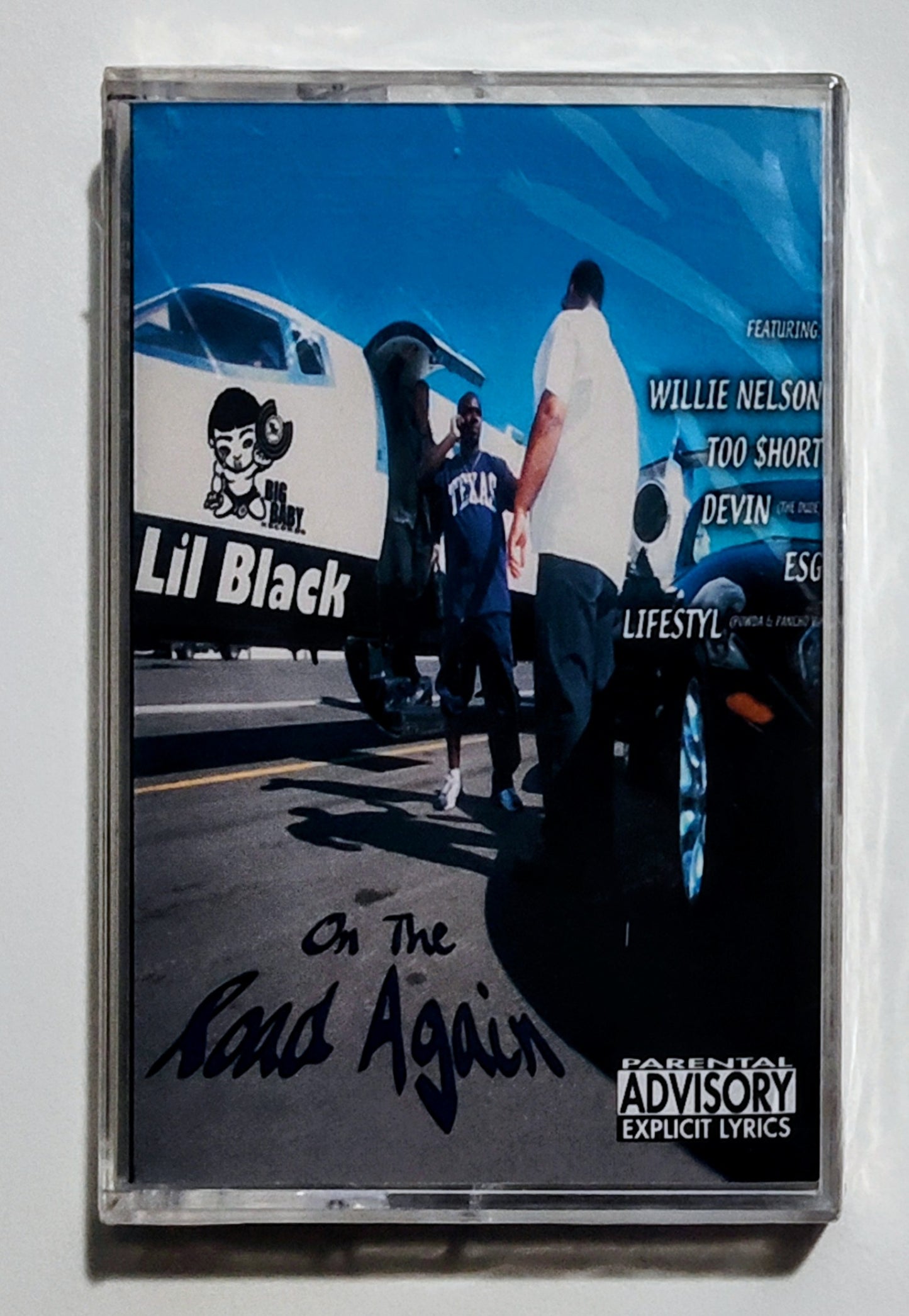 Lil Black - "On The Road Again" - CASSETTE TAPE M/M (Sealed)