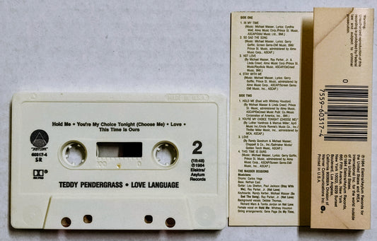 Teddy Pendergrass - “Love Language” - CASSETTE TAPE VG/VG+