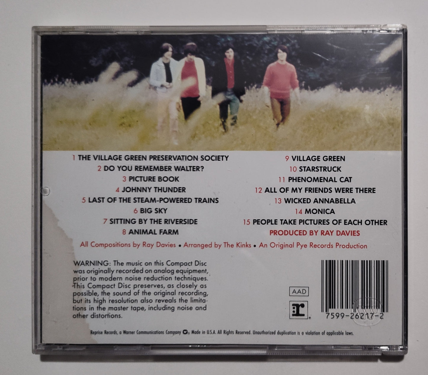 Kinks, The - "The Kinks Are The Village Green Preservation Society" - COMPACT DISC VG/VG+