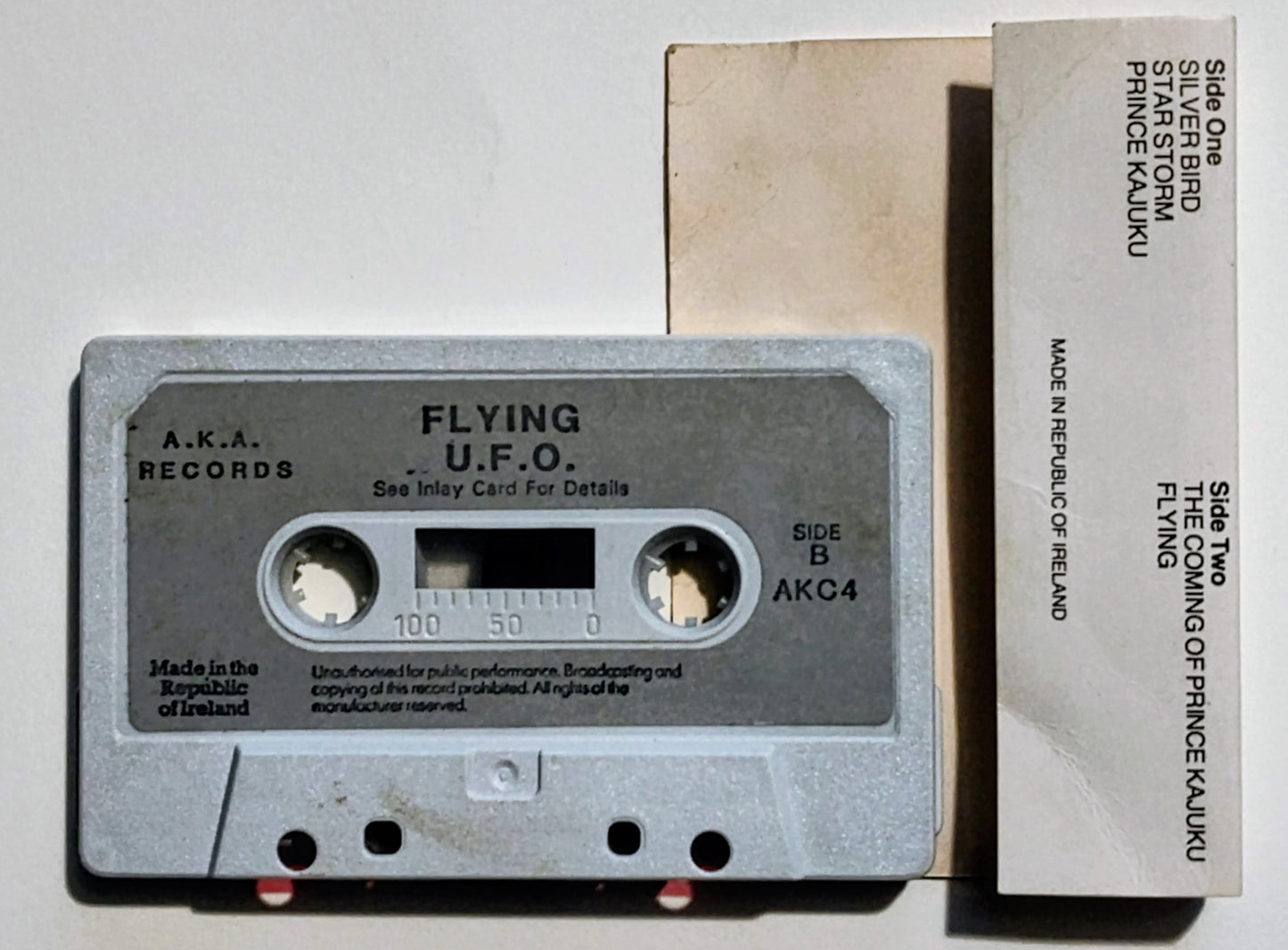 UFO - "Flying" - CASSETTE TAPE (Ireland) G/NM