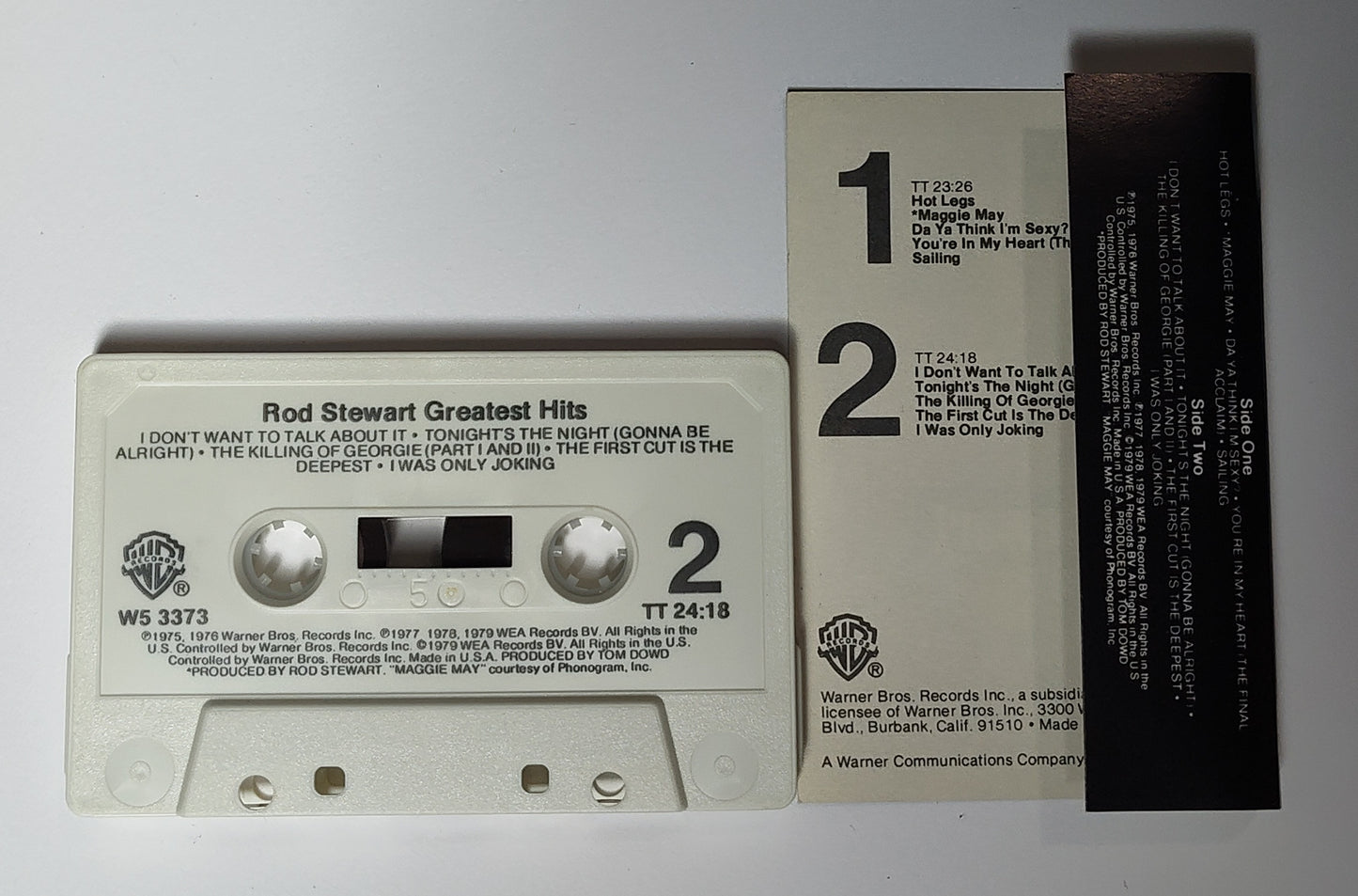 Rod Stewart - "Greatest Hits" - CASSETTE TAPE VG+/VG+