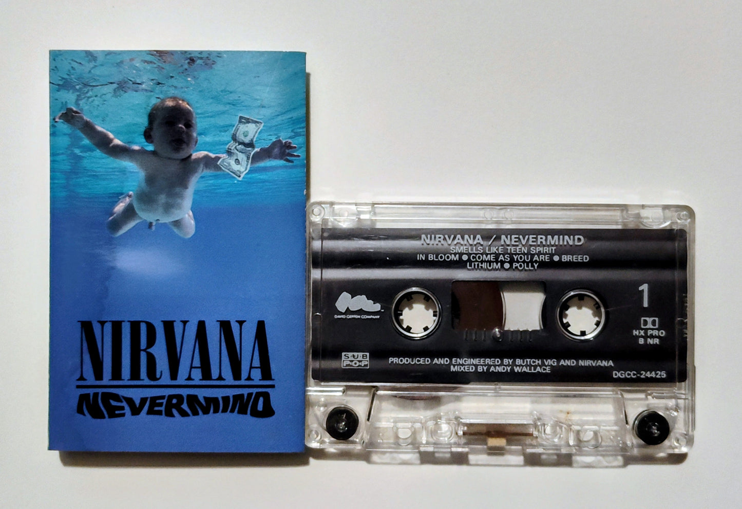 Nirvana - "Nevermind" - CASSETTE TAPE (DOLBY HX PRO B NR) VG/VG