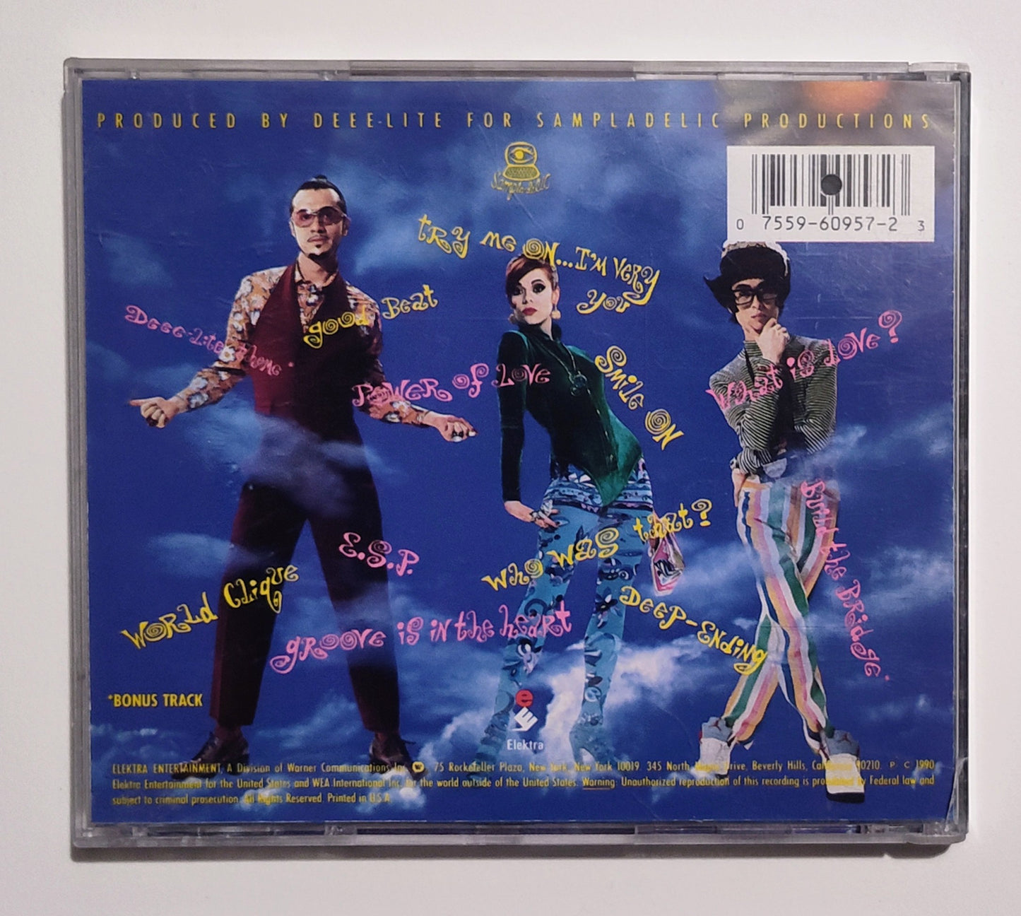 Deee-Lite - "World Clique" - COMPACT DISC VG/VG (Hole Punch)